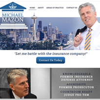 Sample website for Seattle Law Offices