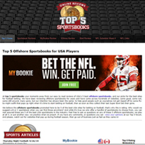 Sample website for Top5SportsBooks.com